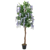 Europalms Goldregenbaum, Kunstpflanze, violett, 150cm