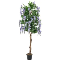 Europalms Goldregenbaum, Kunstpflanze, violett, 150cm