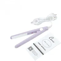 2-in-1 Mini-Haarglätter aus Keramik, Turmalin, Glätteisen