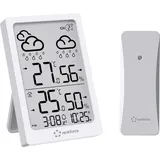 Renkforce RF-6416472 Funk-Wetterstation Weiß RF-6416472