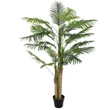 Europalms Areca Palme, 3-stämmig, Kunstpflanze, 150cm