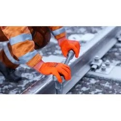 Unigloves Arbeitshandschuhe | 5 Paar Nitrex 370WOR  | Gr. 9 | Thermo-Arbeitshandschuhe