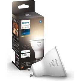 Philips Hue LED Leuchtmittel White GU10 warmweiß Reflektor 5,2 W warmweiß
