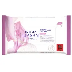 SAGROTAN Liasan Intima Sensitive Intim-Pflegetücher 3038787 , 1 Packung = 30 Tücher