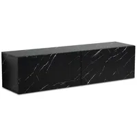 KADIMA DESIGN Lowboard Hängend Marmor-Optik 120x30x30 cm TV-Schrank, Design