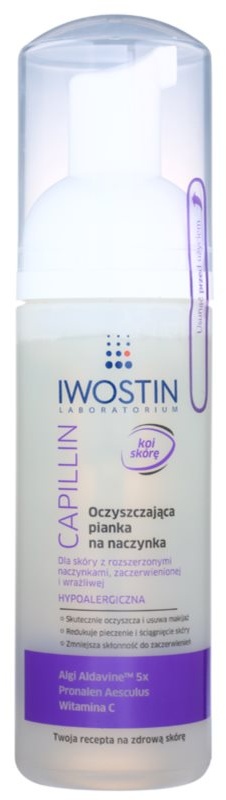 Iwostin Capillin reinigendes und stimulierendes Fluid für empfindliche Haut mit geweiteten Äderchen 165 ml