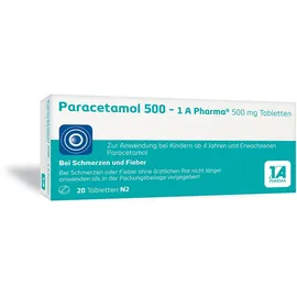 1 A Pharma Paracetamol 500 - 1 A Pharma Tabletten 20 St.