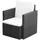 vidaXL Gartenstuhl 65 x 65 x 73 cm schwarz