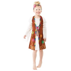 Hippie-Kostüm "Flower-Power" für Kinder
