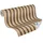 Livingwalls Vliestapete Holzpaneel 10,05 m x 0,53 m 0 g Braun