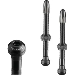 Schwalbe Tubeless Ventil Aluminium SV - 2er Set Schwarz Modell 2023
