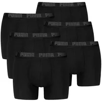 Puma Boxershort 6er Pack in Schwarz M