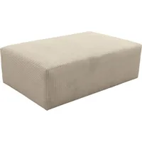 werk2 Hocker Zeus-XL Polyester 120 x 41 x 80 cm Beige
