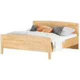 Woodford Komfort-Doppelbett teilmassiv Morgana ¦ holzfarben ¦ Maße (cm): B: H: 96