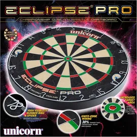 Unicorn Information System Eclipse Pro Bristle Steeldartscheibe