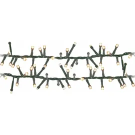 ECD Germany LED Cluster-Lichterkette 8 m Grün
