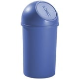 Helit Push-Abfallbehälter „the flip“ 13 L, blau