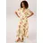 Aniston CASUAL Sommerkleid Gelb/Lila/Orange 36