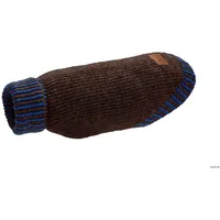 Hunter Hundepullover Odense 45 mit Mütze (Set), braun/blau