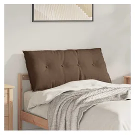 vidaXL Rückenkissen 100 x 19 x 50 cm braun 1-tlg.