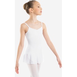 Ballett-Trikot Mädchen - weiss, weiß, Gr. 116 - 6 Jahre
