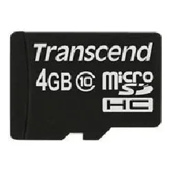 Transcend TS4GUSDC10 Speicherkarte 4 GB