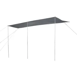 pro.tec Beuningen Wohnwagen-Vorzelt 400 x 240 x 235 cm Grau