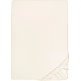 biberna 0077866 Jersey-Elastic 120 x 200 - 130 x 220 cm natur