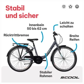 S'COOL chiX 24 Zoll RH 35 cm blau
