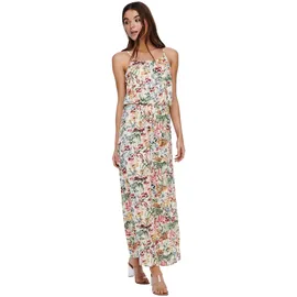 Only Maxikleid Cloud Dancer AOP:Blurry Flower Weiß 36