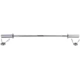 RAMROXX Langhantelstange 120 cm 50 mm Langhantel silberfarben