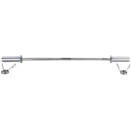 RAMROXX Langhantelstange 120 cm 50 mm Langhantel silberfarben