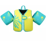 Gogokids Kinder Schwimmweste mit Schwimmärmeln, Kleinkinder Schwimmjacke mit Zwei Armbändern Kinder Schwimmhilfe Auftrieb für 2-6 Jahre/10-30KG Perfekt für Pool, Schwimmunterricht und Wasserpark