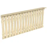 SKANHOLZ Brüstungsgeländer Balkonschalung 210 cm Länge 96 cm Höhe Beige