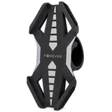 Forever Smartphone-Halterung Universal Fahrrad Handyhalterung für Handys bis 6" Schwarz/Grau