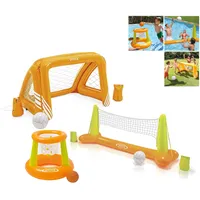 Intex Poolgame 3er Set: Fun Goals + Floating Hoops