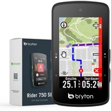 Bryton Rider 750SE 2,8 Zoll Farb-LCD-Touchscreen-GPS-Fahrradcomputer Offline-EU-Karte, kompatibel mit Fahrradradar, 40 Stunden Batterielebensdauer, Navigation mit Turn-by-Turn Follow Track
