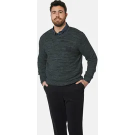 Charles Colby Rundhalspullover petrol XL