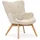 s-style möbel Lounge-Sessel Lenari Cordstoff 71 x 96 x 86 cm Beige