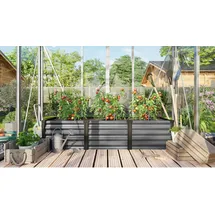 Vitavia Linus In & Out 401 S 185 x 65 x 40 cm schwarz/granit