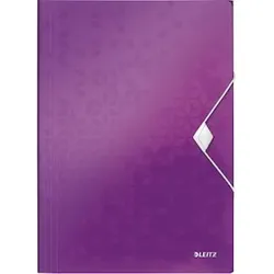 Eckspannermappe Wow, A4, violettmetallic, 3-D-Struktur, PP, 45990062