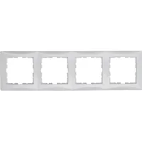 Berker 10148989 Rahmen 4-fach S1 Polarweiß
