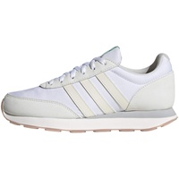 adidas Run 60s 3.0 Lifestyle Running Shoes-Low (Non Football), FTWR White/Chalk White/Crystal White, 39 1/3