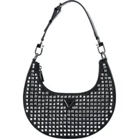 GUESS Lua Schultertasche S 25 cm schwarz