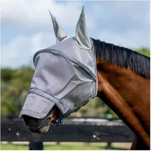 Horseware Rambo Plus Fliegenmaske Pony silber