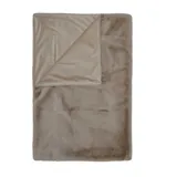 Essenza Furry Plaid 150 x 200 cm Taupe