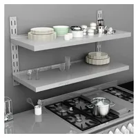 vidaXL Wandregal 120 x 30 cm Grau