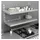 vidaXL Wandregal 120 x 30 cm Grau