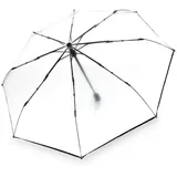 Knirps Taschenregenschirm A.200 Medium Duomatic Regenschirm Automatikschirm Umbrella 95 7200, Farbe:Pride (durchsichtig)