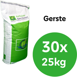Gerste, gesackt, 30 x 25 kg